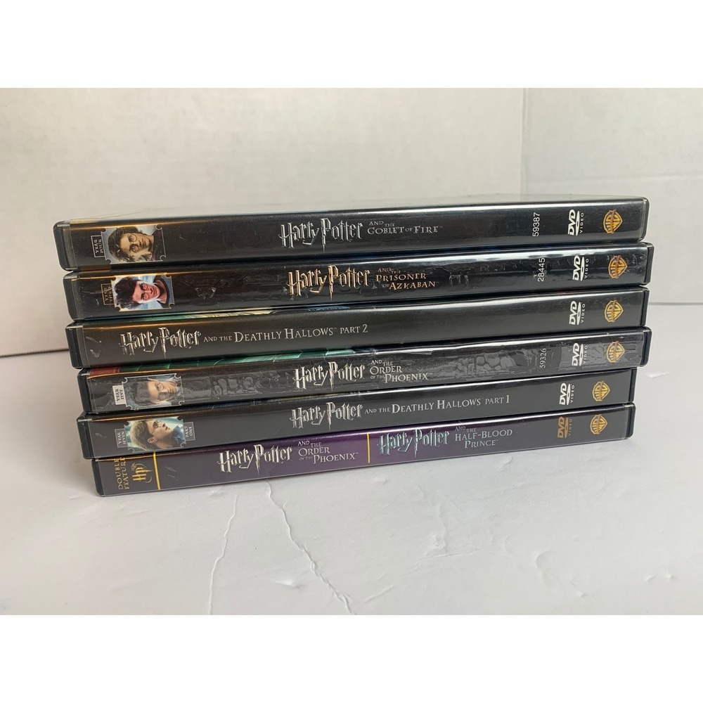 Harry Potter DVD Collection Lot 6 Cases/Inserts  Widescreen/Full-Screen Edition - Picture 3 of 6